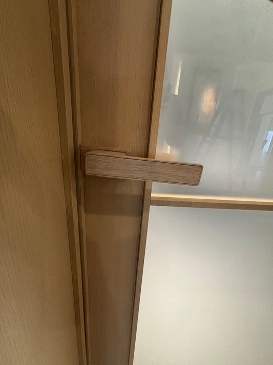 Aluminum-wood door