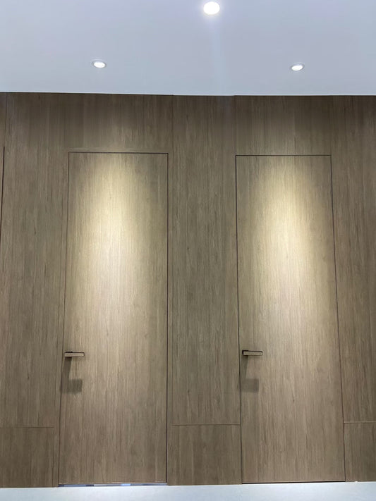 Aluminum-wood door