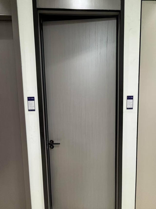Aluminum-wood door