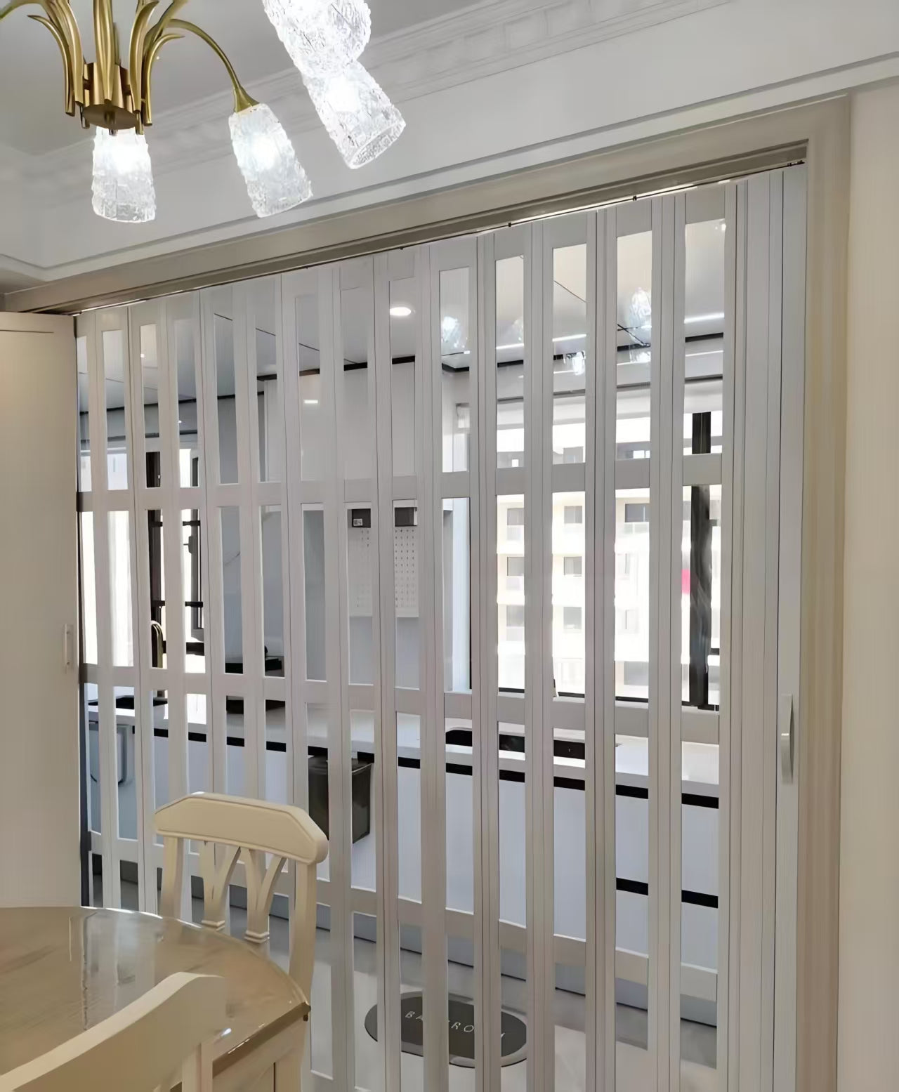 PVC folding door