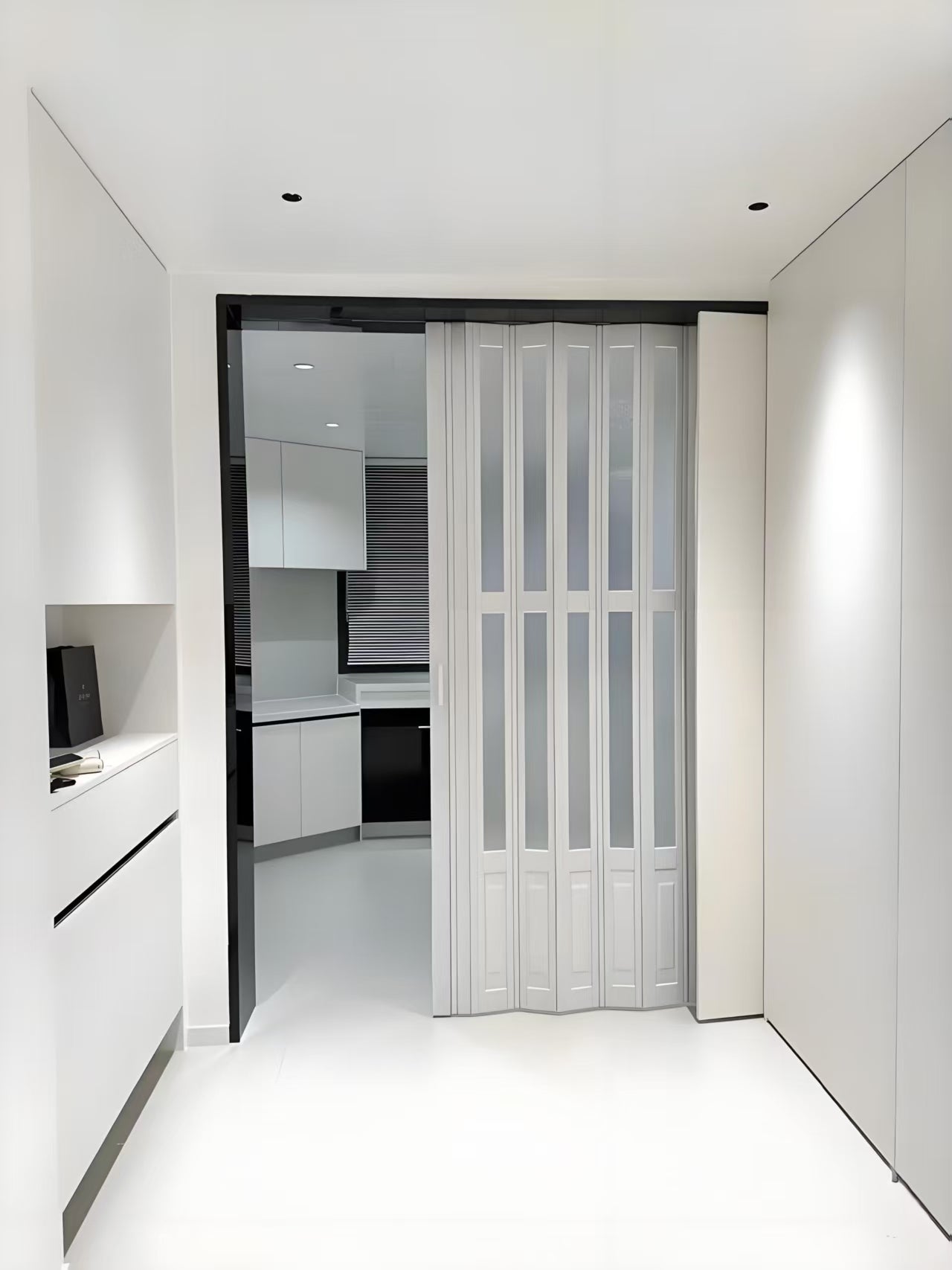 PVC folding door