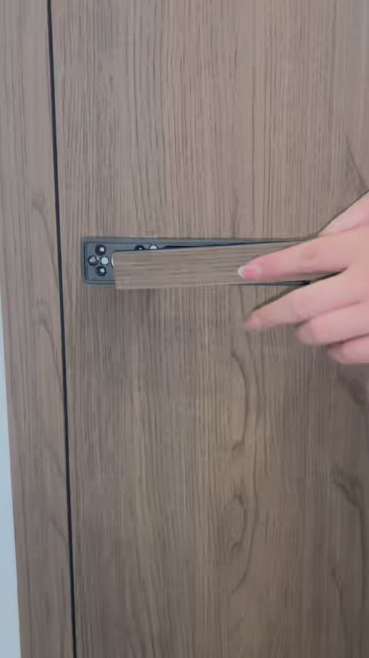 Aluminum-wood door